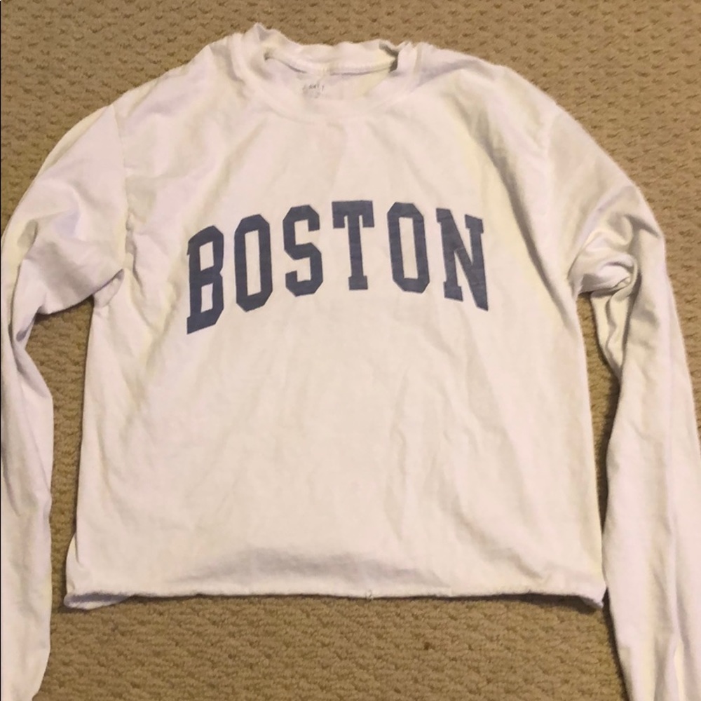 Brandy Melville long sleeve Boston top